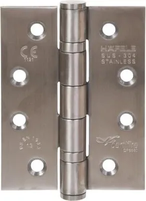Produktbild von Startec Feuerschutz-Geflechtscharnier bis 120 kg, Edelstahl matt KT, 102x76x3m (926.98.040)
