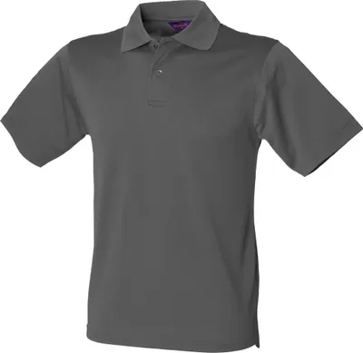 Immagine prodotto di Polo Henbury Herren Coolplus Pique RW635 (S) (Kohlegrau)
