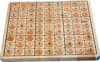 Produktbild von 2GETHER Sudoku aus Holz Denkspiel Logikspiel Knobelspiel Zahlenspiel