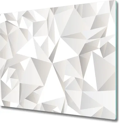 Produktbild von Glas Herdabdeckplatte 60x52 cm Spritzschutz Glasabdeckplatte Schneidebrett Abstraktes