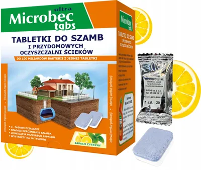 Produktbild von BROS – Microbec ULTRA – Tablette für Klärgruben – 1 Stück