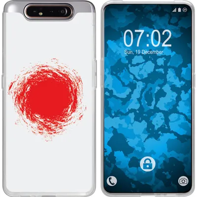 Produktbild von PhoneNatic Case kompatibel mit Samsung Galaxy A80 Silikon-Hülle WM Japan M7