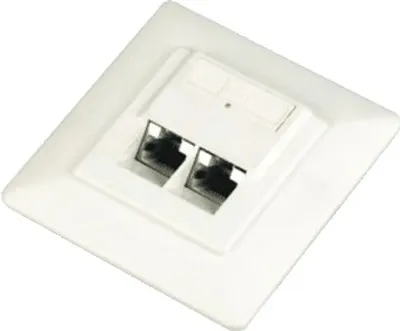 Image de DATACOM UTP deux prises encastrées 45 st.- Cat5e