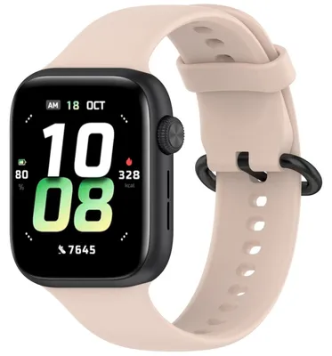 Obrázok produktu pre Pre hodinky Honor Watch 5 Jednofarebná dizajnová spona Mäkký silikónový náhradný remienok ružový