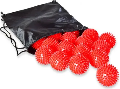 Immagine prodotto di Palla riccio Kawanyo, 8 cm Ø set di 20 con sacchetto - rosso