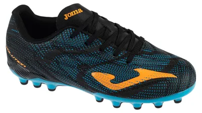 Image de Joma Evolution Jr 2601 AG EVJS2601AG, chaussures de football, pour garçons, noir