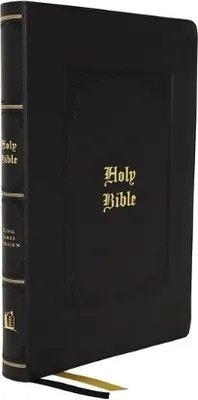 Zdjęcie produktu dla KJV, Personal Size Large Print Reference Bible, Vintage Series, Black Leathersoft, Red Letter, Comfort Print