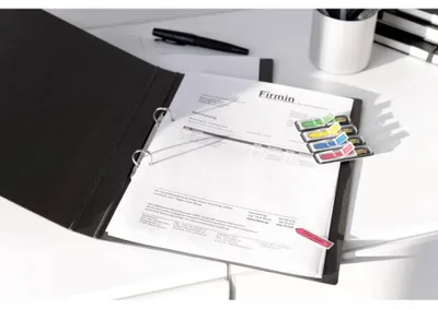 Imagen del producto de Post-it® 684-ARR4, flechas para ficheros, tipo 684, 11,9 x 43,2 mm, colores brillantes