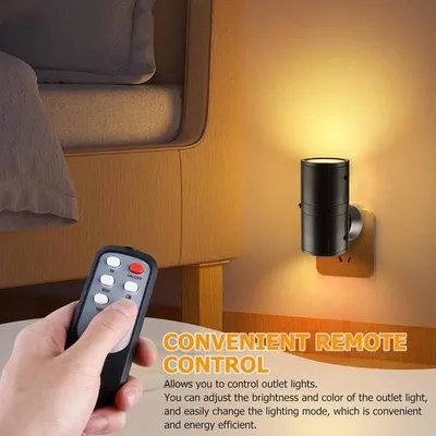 Produktbild von Steckdosenlampe - Dimmbare Steckdosenlampe - Wandleuchte
