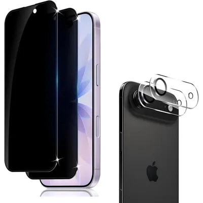 Immagine prodotto di Pellicola protettiva per iPad 17 Air, confezione da 2 pezzi, inclusa una coppia di pellicole per la fotocamera, durezza 9H, protezione anti-spia