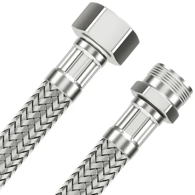 Produktbild von Flexschlauch 200 cm 1/2 Zoll (20 mm) AG x 3/8 Zoll (18,5 mm) ÜM für Sanitär