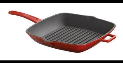 Image de Sambonet Grillpfanne1Gr.26x26 Ghisa Smaltata Gusseisen rot 44209R26 8014808897634