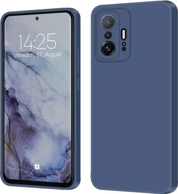 Produktbild von Hülle für Xiaomi 11T / 11T Pro Case Cover Bumper Silikon Softgrip Schutzhülle Farbe: Lavendelblau