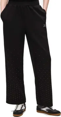 Produktbild von KARL LAGERFELD JEANS RHINESTONE RAIN SWEATPANT Schwarz
