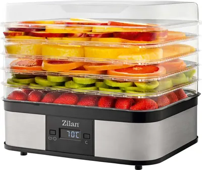 Immagine prodotto di Disidratatore Zilan con display digitale | 5 livelli | timer 48 ore | controllo della temperatura (40-70°) | 245 watt