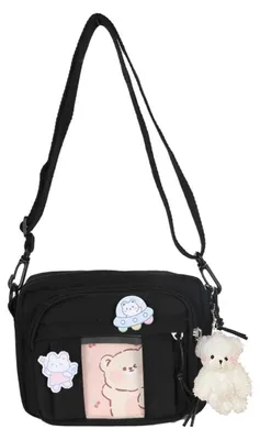 Image de Sac bandoulière avec pendentif en forme d'ours pour filles