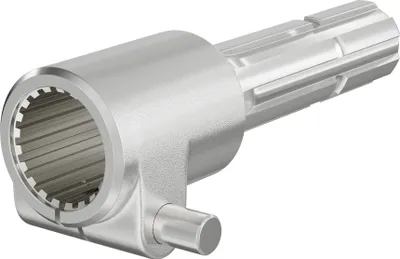 Produktbild von Zapfwelle, PTO 160 mm Buchse mit Keilwellenaufnahme 1 3/8" Z21 für Ausgangswelle 1 3/8" Z6 Traktor