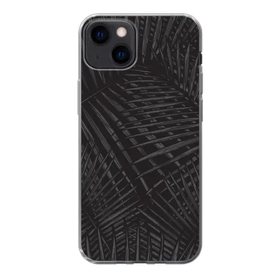 Produktbild von MuchoWow® Handyhülle Schutzhülle Hülle für iPhone 13 Modern - Pflanzen - Tropisch Silikon Softcase Handy Hülle - Karteninhaber
