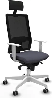 Produktbild von Bürostuhl mit Kopfstütze Piqueras y Crespo 4B026G1 Dunkelgrau