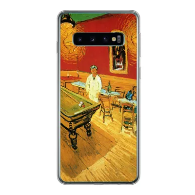 Produktbild von MuchoWow® Handyhülle Schutzhülle Hülle für Samsung Galaxy S10 Das Nachtcafé - Vincent van Gogh Silikon Softcase Handy Hülle - Handytasche