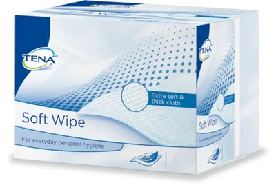Obrázek produktu pro Tena Čistící Ubrousky, Suché, 135 ks