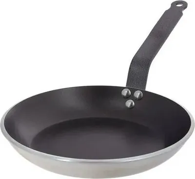 Zdjęcie produktu dla de Buyer CHOC RESTO INDUCTION 20 cm, Okrągły, Patelnia uniwersalna, Czarny, Metal, 20 cm, 30 mm