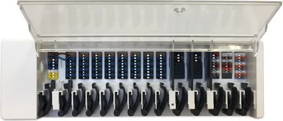 Produktbild von Systemregler °CALEONbox Clima für Flächenheizungen, Wohnungsstationen, Kühlsysteme, 8 Zonen, 1-Wire, 24V/230V