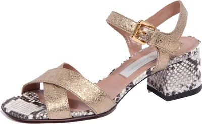 Produktbild von 2013J sandalo donna bronze/off white L'AUTRE CHOSE washed/crakle shoe woman
