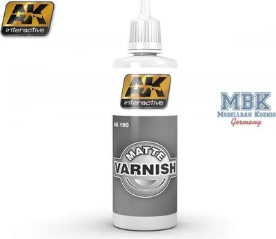 Obrázok produktu pre AK Interactive S.L. AK-190 Matný lak / Mattlack