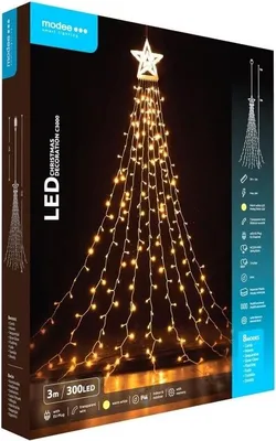 Obrázok produktu pre Modee Lighting LED dekorácia 300 LED 3m teplá biela