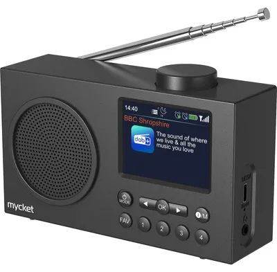 Zdjęcie produktu dla Przenośne radio DAB, cyfrowe radio DAB+ z Bluetooth 5.0