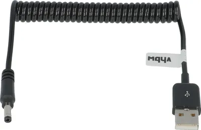 Produktbild von vhbw USB-Spiral-Ladekabel kompatibel mit Panasonic HC-VX878, HC-VX970M, HC-VX985GK, HC-VX980, HC-VX870 Kamera, Videokamera, Camcorder Schwarz