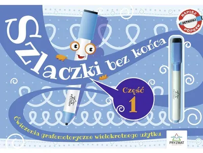 Immagine prodotto di Szlaczki bez końca - ćwiczenia grafomotoryczne wielokrotnego użytku, część 1
