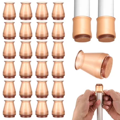 Produktbild von Stuhlgleiter 24 Stück - für runde Möbelbeine 14-20 mm
