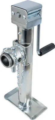 Produktbild von KNOTT Stützrad 150 kg 48 mm Höhe 500-720 mm, Luftreifen 260x85 Stahlfelge, für Anhänger und Wohnwagen, Rangierhilfe an Deichsel