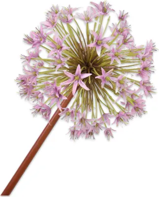 Produktbild von Silk-ka Künstliche Blumen, Seidenblumen, Allium-Stiel, Flieder, 100 cm