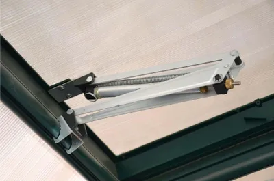 Produktbild von Rion automatischer Dachfensteröffner passend für Rion Gewächshäuser Silber
