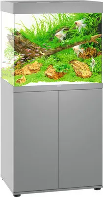 Produktbild von Aquariumkombination Juwel Lido 200 LED SBX mit LED-Beleuchtung, Heizer, Filter und Unterschrank grau