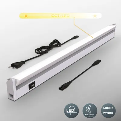 Obrázek produktu pro Světla pod skříňkou bílá/stříbrná barva