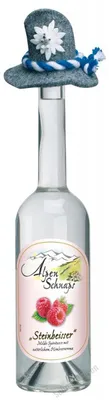 Obrázek produktu pro Alpská pálenka Steinbeisser malinový likér | 35 % obj. | 0,5 l