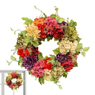 Imagen del producto de Guirnalda de flores artificiales para la puerta principal