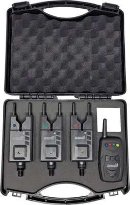 Produktbild von Bissanzeiger Set Rondo Schwarz, 150-200m Reichweite, Quick-Connect