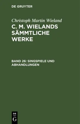 Produktbild von Singspiele und Abhandlungen