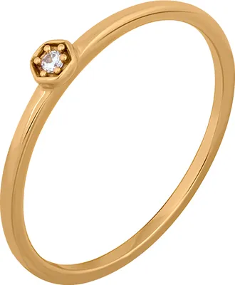 Produktbild von cai Ring 925/- Sterling Silber gelb 050 (15,9) Zirkonia 274270230-1
