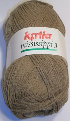 Produktbild von MISSISSIPPI-3 von Katia - KAKI (800) - 50 g / ca. 210 m Wolle