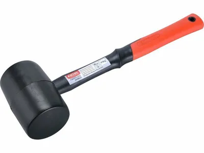 Zdjęcie produktu dla Młotek gumowy, czarny, średnica 80 mm