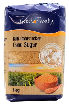 Produktbild von Sweet Family Roh-Rohrzucker unraffiniert, 5er Pack (5 x 1 kg)