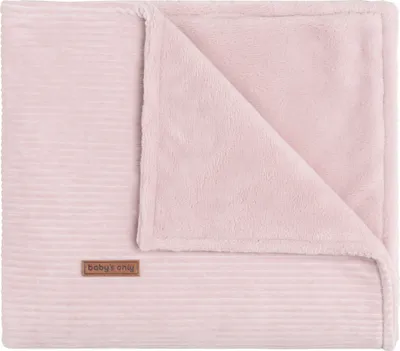 Produktbild von Baby's Only Kinderdecke teddyfutter Sense - Alt Rosa - 100x135 cm