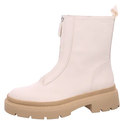 Produktbild von Tamaris Damen Stiefelette Plateausohle Reißverschluss vorne 1-25406-29, Größe:40 EU, Farbe:Beige