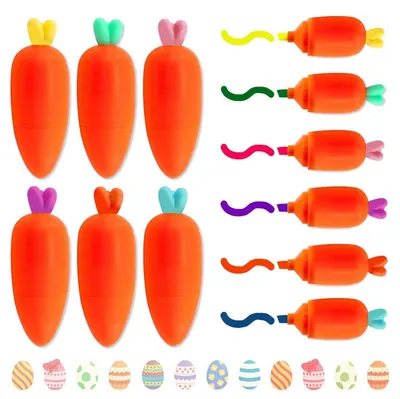 Immagine prodotto di Set di 12 pennarelli fluorescenti pastello, ideali per evidenziare, in colori vivaci